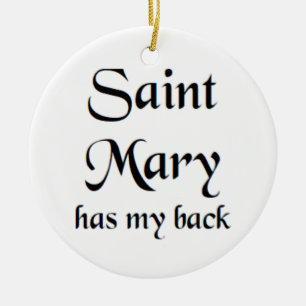 heilige Maria Keramisch Ornament