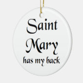 heilige Maria Keramisch Ornament (Links)