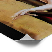 HEILIGE MARIA MAGDALENA 2 Goud,Rood Poster (Hoek)