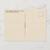 Heilige Maria Magdalena als Myrrhbearer (ORX 01) Briefkaart (Achterkant)