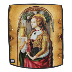 HEILIGE MARIA MAGDALENA Bruine perkament Rugtassen