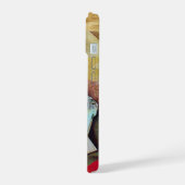 HEILIGE MARIA MAGDALENA Parchment Robijn Gem Monog iPhone 15 Case (Linkerkant)