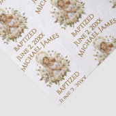 Heilige Maria met Kind Jezus Doop Tissuepapier (Detail)