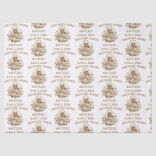 Heilige Maria met Kind Jezus Doop Tissuepapier