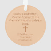 Heilige Maria Ornament (achterkant)