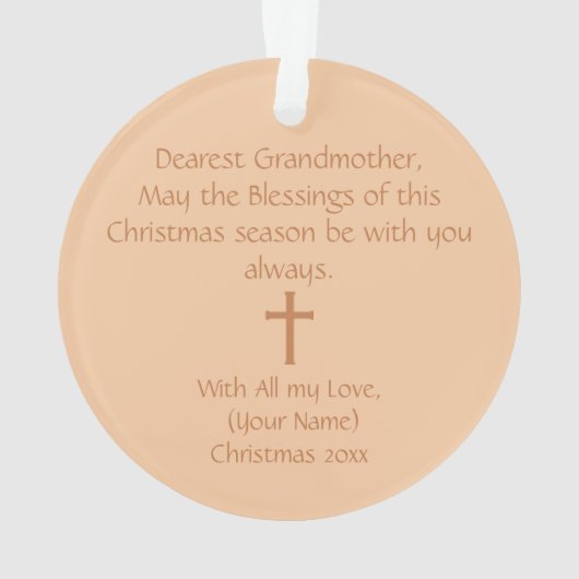 Heilige Maria Ornament (achterkant)