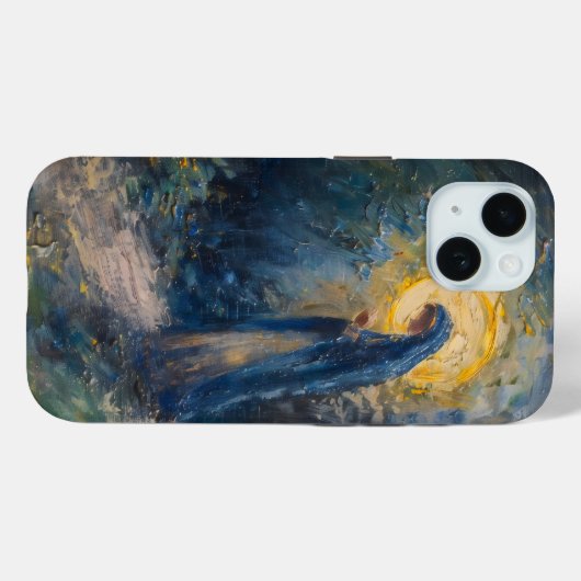 Heilige Maria-religie Impressionisme Case-Mate iPhone Case (Achterkant (horizontaal))