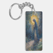 Heilige Maria-religie Impressionisme Sleutelhanger (Voorkant Links)