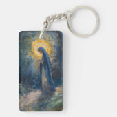 Heilige Maria-religie Impressionisme Sleutelhanger (achterkant)