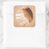 Heilige Maria Vierkante Sticker (Tas)