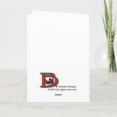 Heilige Mary Greeting/Note Kaart (Achterkant)