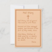 Heilige Mary Kaart (Achterkant)