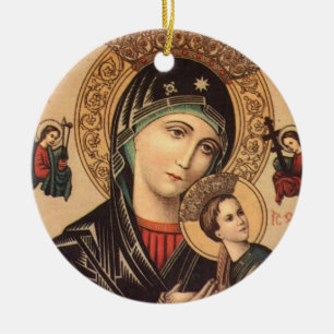 Heilige Mary Moeder van God Keramisch Ornament