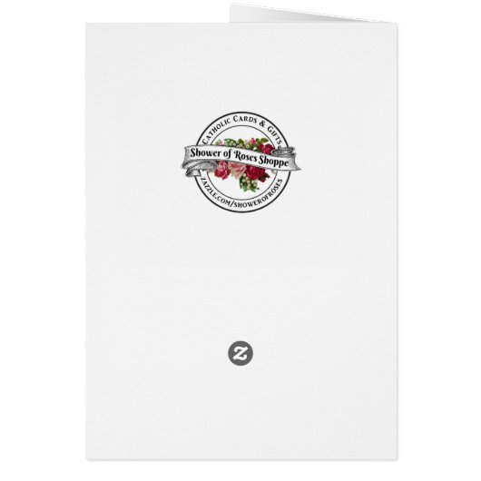 Heilige Massa Bied Mount Carmel Child Jesus (Achterkant)