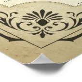 Heilige Matrimony Husband Wife Wedding Certificate Poster (Hoek)