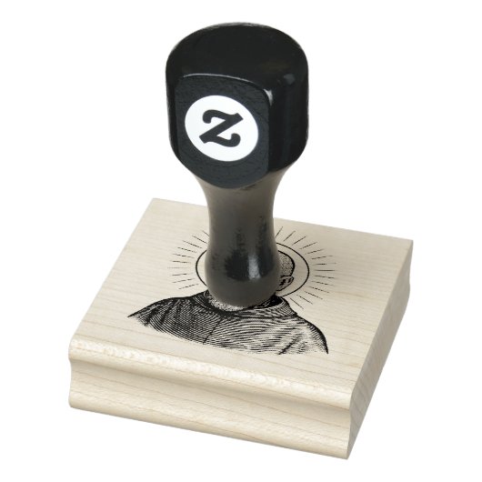 Heilige Maximiliaan Kolbe Priester Martelaar Rubberstempel (Stempel)