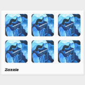 Heilige melodie 2012 vierkante sticker (Vel)