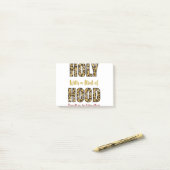 Heilige met een Hint van Hood Pray met mij Post-it® Notes (Op bureau)