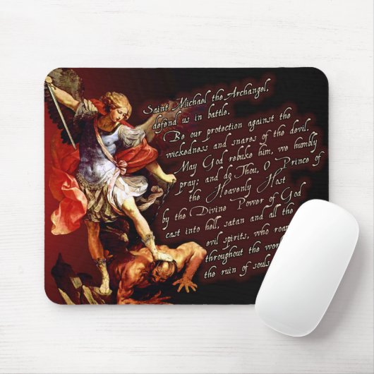 Heilige Michaël de Aartsengel, Christelijk #27 Muismat (Met muis)