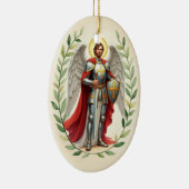 Heilige Michaël de Aartsengel Katholiek Keramisch Ornament (Rechts)