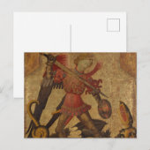 Heilige Michael en de Draak Briefkaart (Voorkant / Achterkant)
