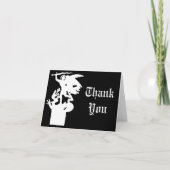 Heilige Michaël en draak (in het wit) Bedankkaart (Voorkant)