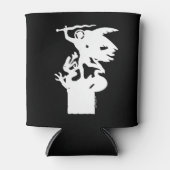 Heilige Michaël en draak (in het wit) Blikjeskoeler (Voorkant)