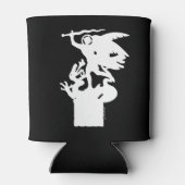 Heilige Michaël en draak (in het wit) Blikjeskoeler (Achterkant)