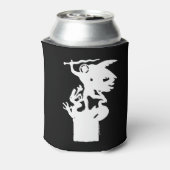 Heilige Michaël en draak (in het wit) Blikjeskoeler (Blikje Achterkant)