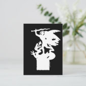 Heilige Michaël en draak (in het wit) Briefkaart (Staand voorkant)