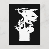 Heilige Michaël en draak (in het wit) Briefkaart (Voorkant)