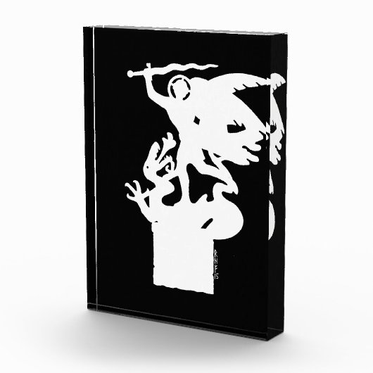 Heilige Michaël en draak (in het wit) Fotoblokken (Rechts)