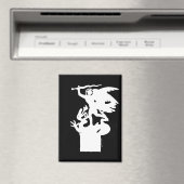 Heilige Michaël en draak (in het wit) Magneet (Insitu (Vaatwasser))