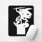 Heilige Michaël en draak (in het wit) Muismat (Met muis)