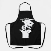 Heilige Michaël en draak (in het wit) Schort (Voorkant)