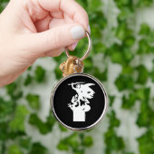 Heilige Michaël en draak (in het wit) Sleutelhanger (Hand)