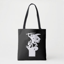 Heilige Michaël en draak (in het wit) Tote Bag