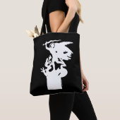 Heilige Michaël en draak (in het wit) Tote Bag (Dichtbij)