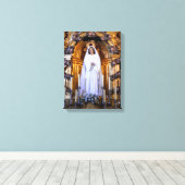 Heilige Moeder Mary Canvas Afdruk (Insitu (Houten vloer))