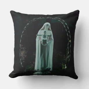 Heilige Moeder Mary en Baby Jesus Christelijk Kussen