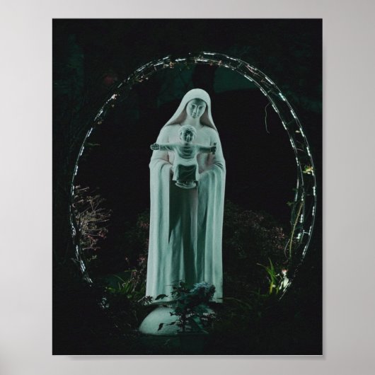 Heilige Moeder Mary en Baby Jesus Christelijk Poster (Voorkant)