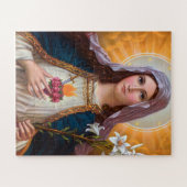 Heilige Moeder Mary Immaculate hart, St Mary, kath Legpuzzel (Horizontaal)