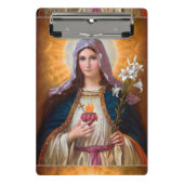 Heilige Moeder Mary Immaculate hart, St Mary, kath Mini Klembord (Voorkant)
