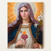Heilige Moeder Mary Immaculate hart, St Mary, kath Planner (Achterkant)