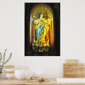 Heilige Moeder Mary, St. John's cokathedraal Poster (Keuken)