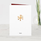 Heilige Moeder van God Feestdagen Kaart (Achterkant)