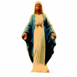 Heilige Moederbeeld Staand Fotobeeldje<br><div class="desc">Heilige Moederbeeld</div>