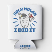 Heilige Molar, ik heb het Afstuderen Dentist RDH g Blikjeskoeler (Achterkant)