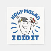 Heilige Molar, ik heb het Afstuderen Dentist RDH g Servet (Voorkant)