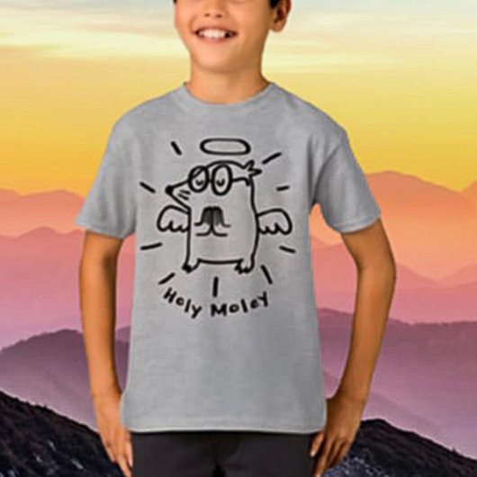 Heilige Moley | Grappig engel mol kindershirt T-shirt